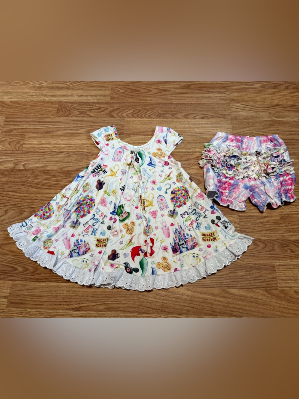 Disney nightgown and bloomers 3T
